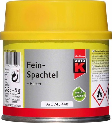 Auto feinspachtel härter - auto-k, +