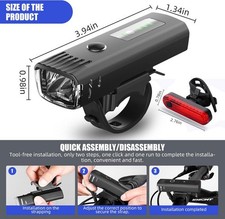 LED Fahrrad Beleuchtung - Akku