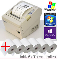 BON- KASSENDRUCKER EPSON TM-T88III SERIEL+ USB BIS WINDOWS XP 7 10 6xROLS 88-4