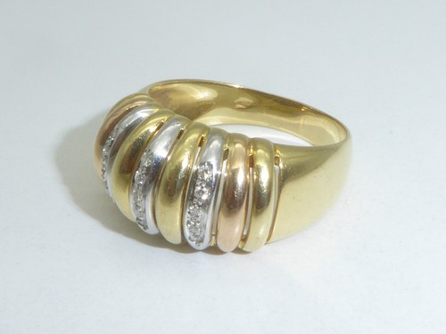 750 gold ring 18k gelbgold - 18k,