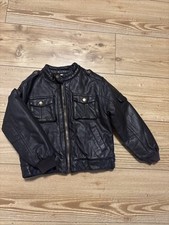 Kunstlederjacke Kinder 104 Braun