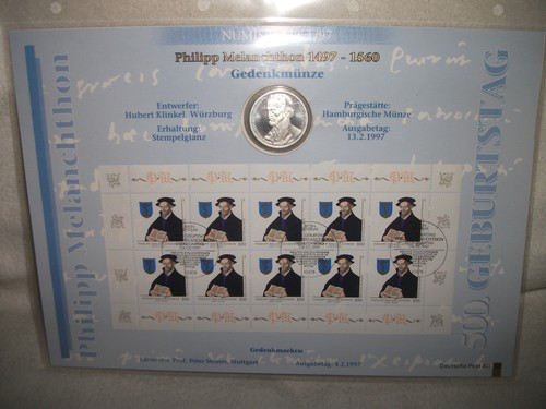 Numisblatt melanchthon - 1/97,