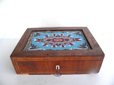 Um 1900 Alte Holz- Schatulle