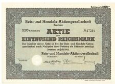 Reis und Handels AG Bremen 1942  Kellogg's,
