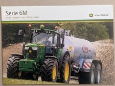 JOHN DEERE Serie 6M Traktoren Prospekt Bulldog Schlepper