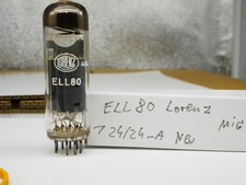 1x Lorenz ELL80 = 6HU8 Desk Getter Tubes Röhre NOS/NEW testet Rare 02