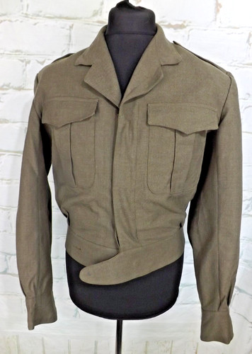 Belgian army olive green wool - olive,