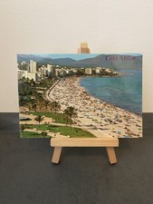 Vintage Postkarte Cala Millor, Mallorca, Spanien, Strand, Berge, Stadt