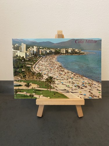 Vintage postkarte cala millor - vintage,