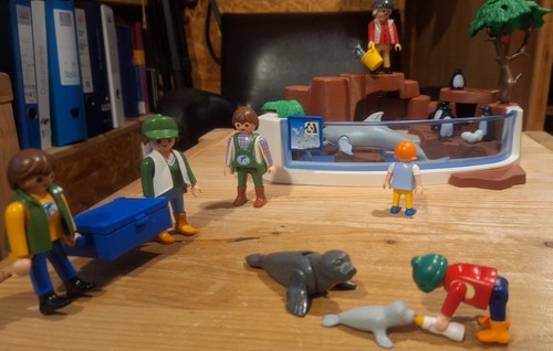 Playmobil zoo pinguine - playmobil, zoo,