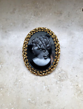 Vintage Brosche Kamee