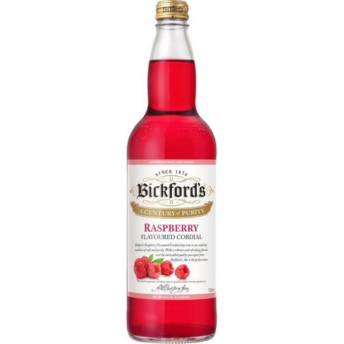 Bickford cordial raspberry - cordial,