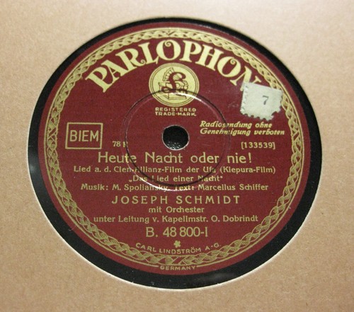 Joseph schmidt heute nacht - heute,