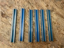 6 Stück LEGO Schienen Eisenbahnschienen mit Metalleinlage blau 4,5V/12V Vintage