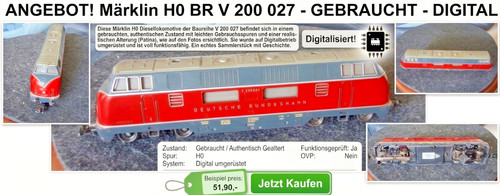 Märklin diesellok v - märklin,