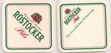 Rostocker Pils - Bierdeckel "Zur freundlichen Erinnerung"