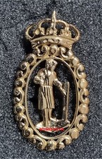 PIM Schild BRUDERSCHAFT JESUS GÖTTLICHER ARBEITER aus LÖWEN 18 Karat GOLD. Ge...