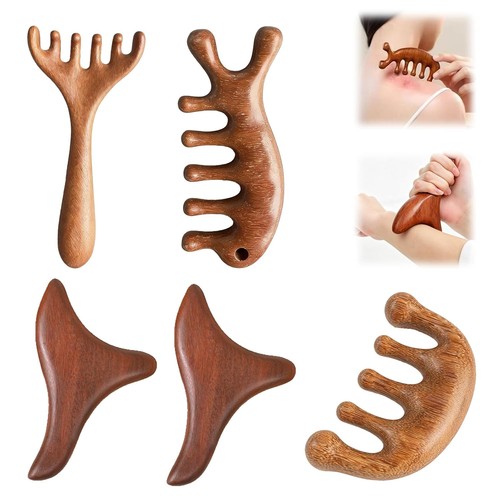 Massageset holz stück - massageset, 5