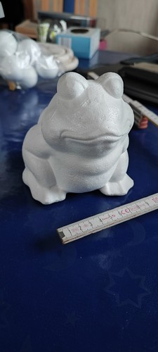 Styropor frosch figur 130mm - figur,,