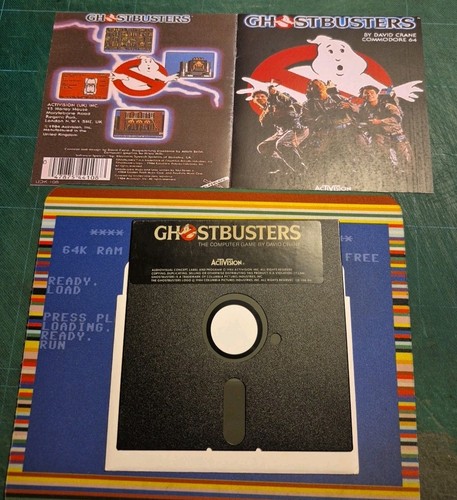 Ghostbusters game commodore - game,