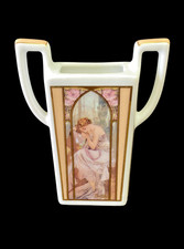 Alphonse mucha henkelvase - mucha,