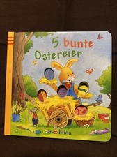 Buch Kleinkinder Babys Pappbilderbuch Ostern 5 bunte Ostereier ab 24 Monaten