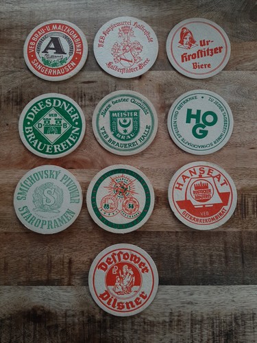 10x bierdeckel konvolut - 10x,