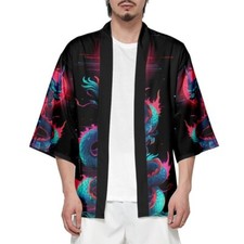 Herren Locker Freizeit Kimono