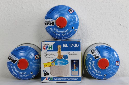 Cfh set bunsen laborbrenner - set, bunsen-laborbrenner