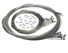 10x Bremszüge 10x Schaltzüge 20x Endhülse MTB, ATB , Fahrrad Bremsseil Schaltzug