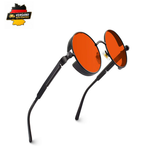 Retro runde sonnenbrille - retro,