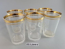 6x Saft-Gläser Mid Century