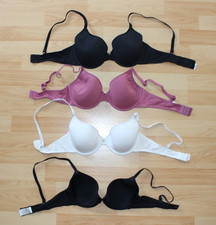 4 x Original Skin to Skin Schalen BHs Gr. 75 C 2x Schwarz, 1x Pink, 1x Weiß BH