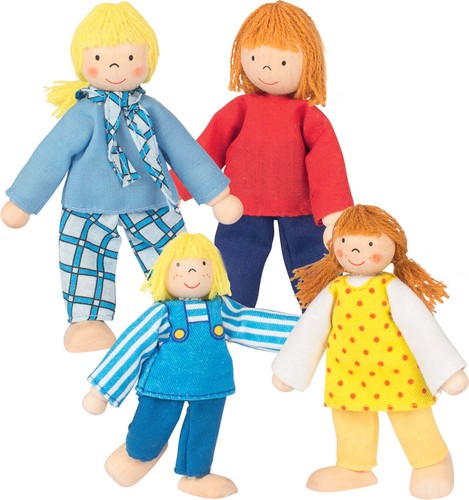 Goki biegepuppen junge familie - biegepuppen,