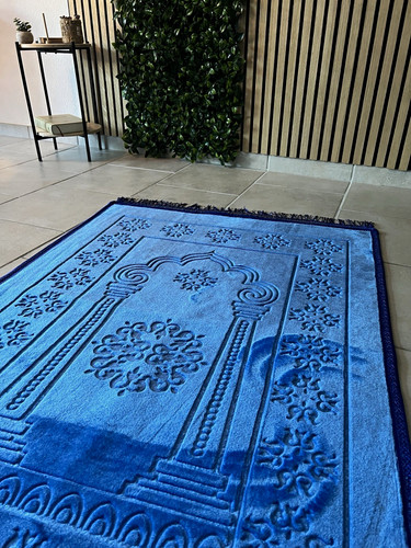 Gebetsteppich blau neu - |, &