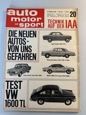 Zeitschrift Auto Motor und