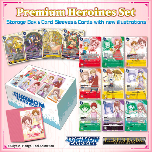 Heroines set promo - heroines, cards