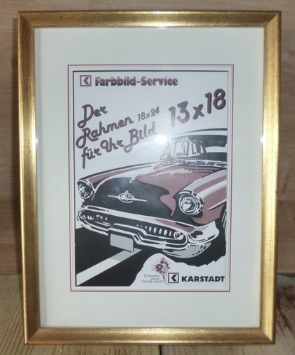 Bilderrahmen goldfarben 18x24