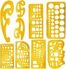 Zeichenschablone Set 9-teilig