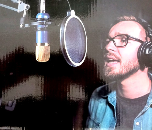 Broadcast recording studioset - broadcast,