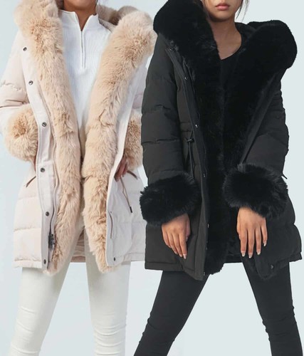 Damen winter daunenjacke mit - winter,