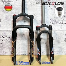 BUCKLOS 20*3.0/4.0" Spiral/Luftfedergabel 50mm/140mm Federweg QR Mountain Bike