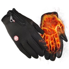 Winter Handschuhe Damen Herren Fahrrad Thermo Handschuhe Wasserdicht Touchscreen