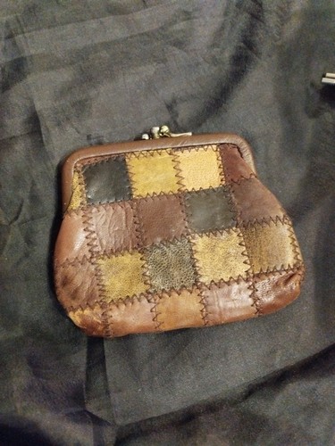 Patchwork ledergeldbeutel mit - patchwork-ledergeldbeutel,