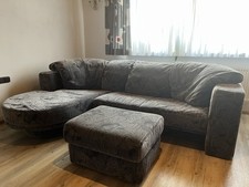 Rolf-Benz-Sofa mit Hocker -