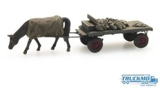 Artitec Fertigmodell Kohlenwagen mit Pferd 316.051