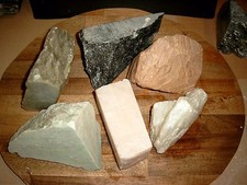 Speckstein 4Kg  Künstlerqualität gemischte Farben und Größen auch nach Wunsch !