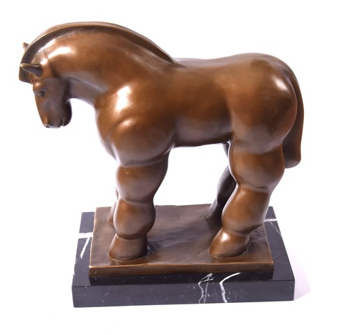 Bronze skulptur pferd - bronze,