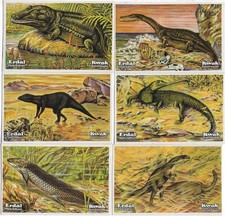Sammelbilder Erdal Serie 53 Tiere der Triaszeit