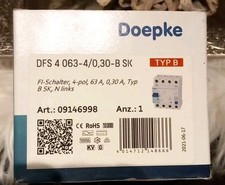 Doepke DFS 4 B SK 63A/0,3A Fi